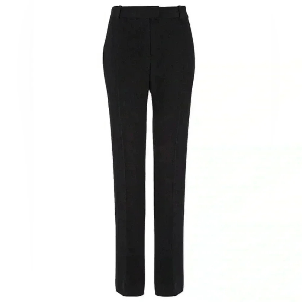Joseph Ben Crepe Stretch Black Pants Sz 6